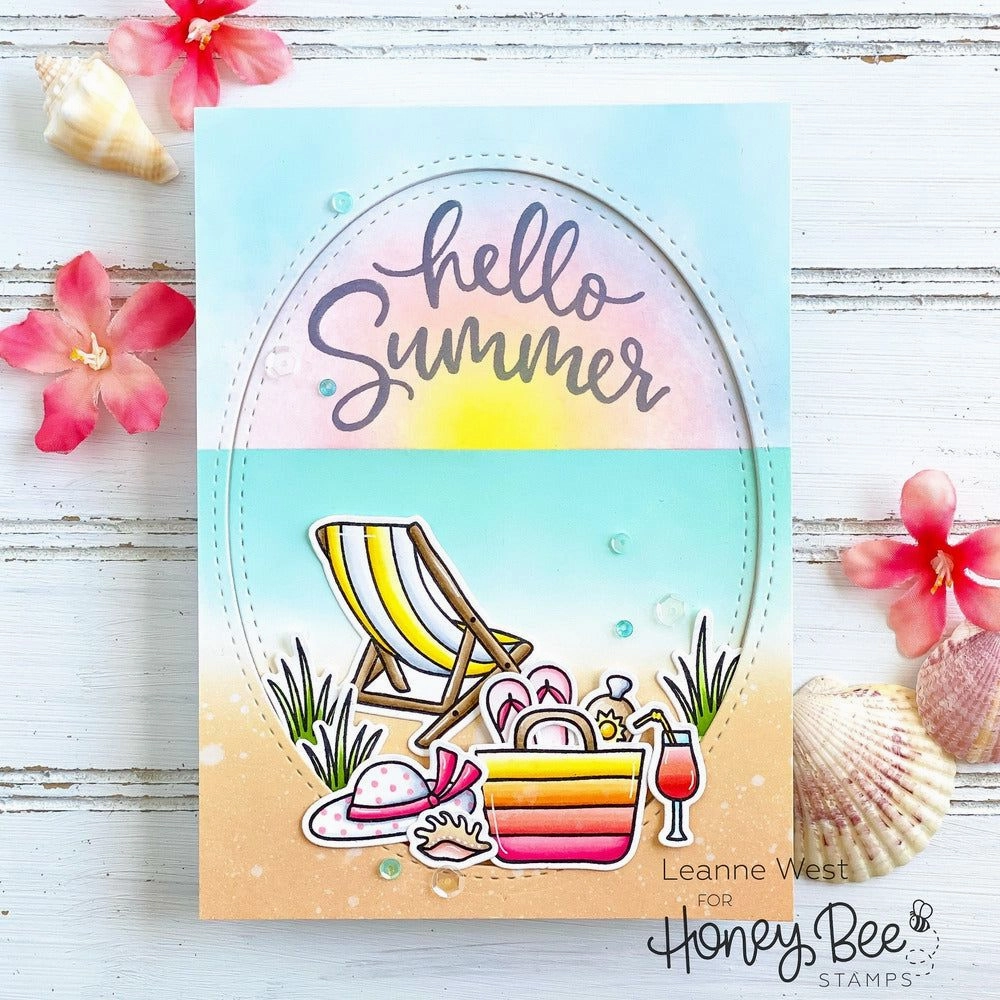 durable Hello Summer - 6X6 Stamp Set