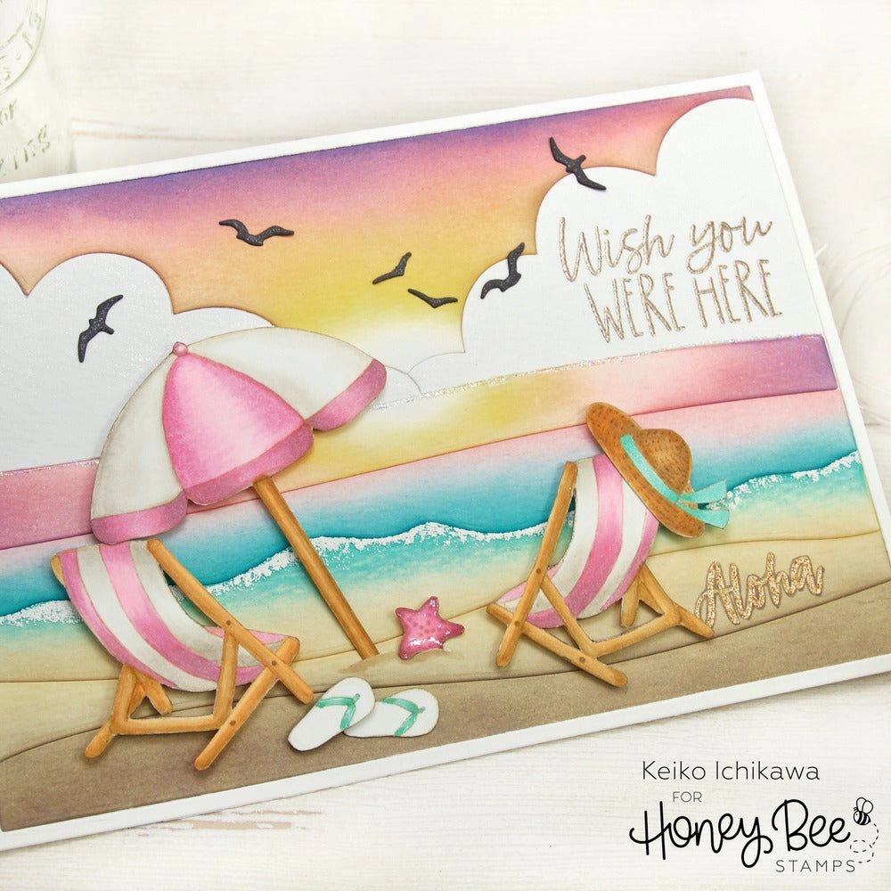 Hello Summer - 6X6 Stamp Set seasonal