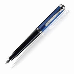 valuable vintage Pelikan Souveran 805 Blue/Black Ballpoint Pen