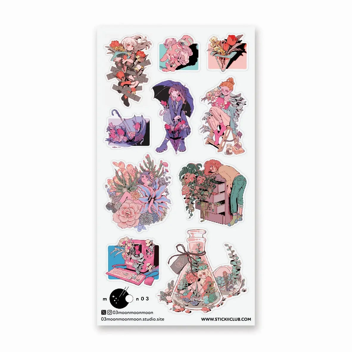 bold Stickii Flower-Filled Days Sticker Sheet