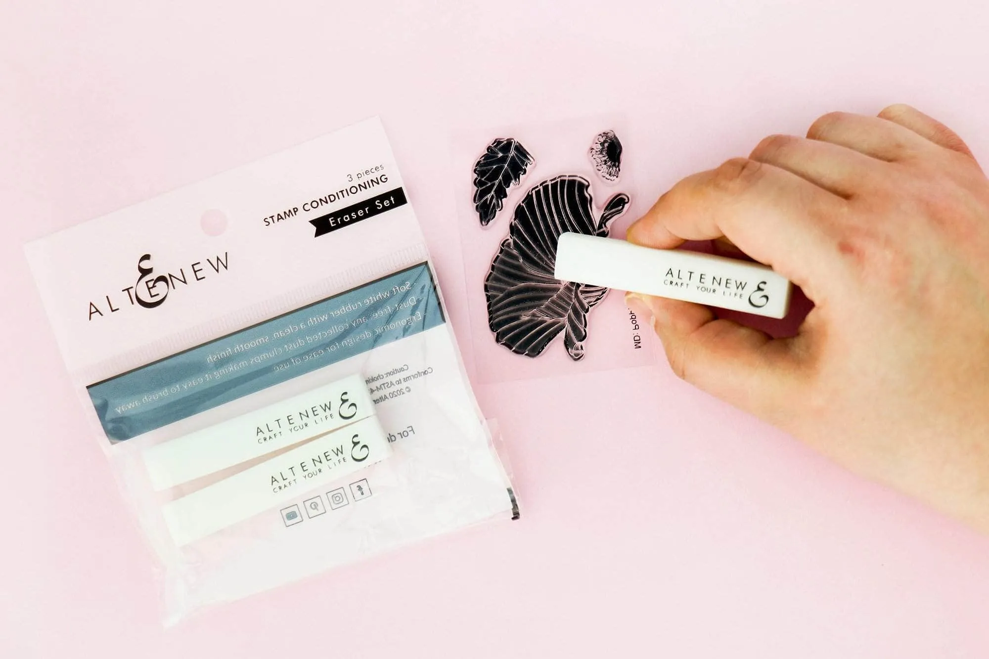 Stamp Conditioning Eraser Set reliable glass