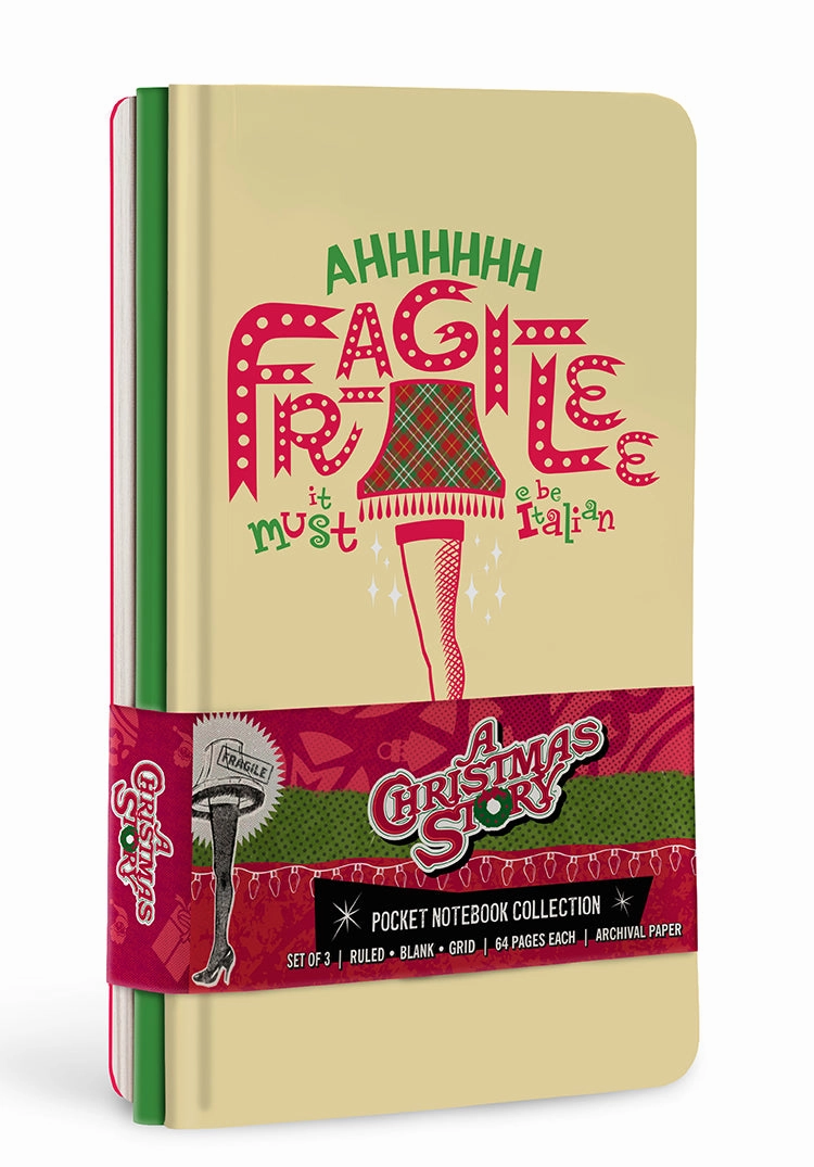 lightweight glossy A Christmas Story Pocket Notebook Collection (Set Of 3)