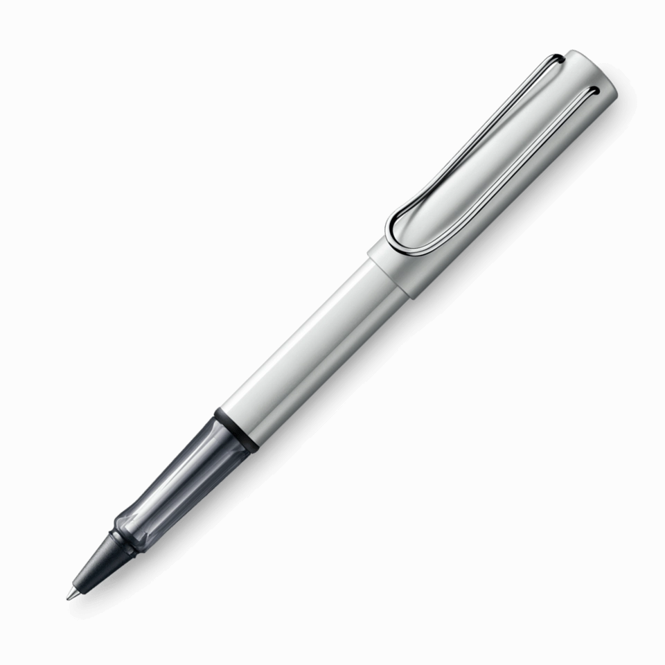 minimalist synthetic Lamy Al-Star Whitesilver Rollerball Pen