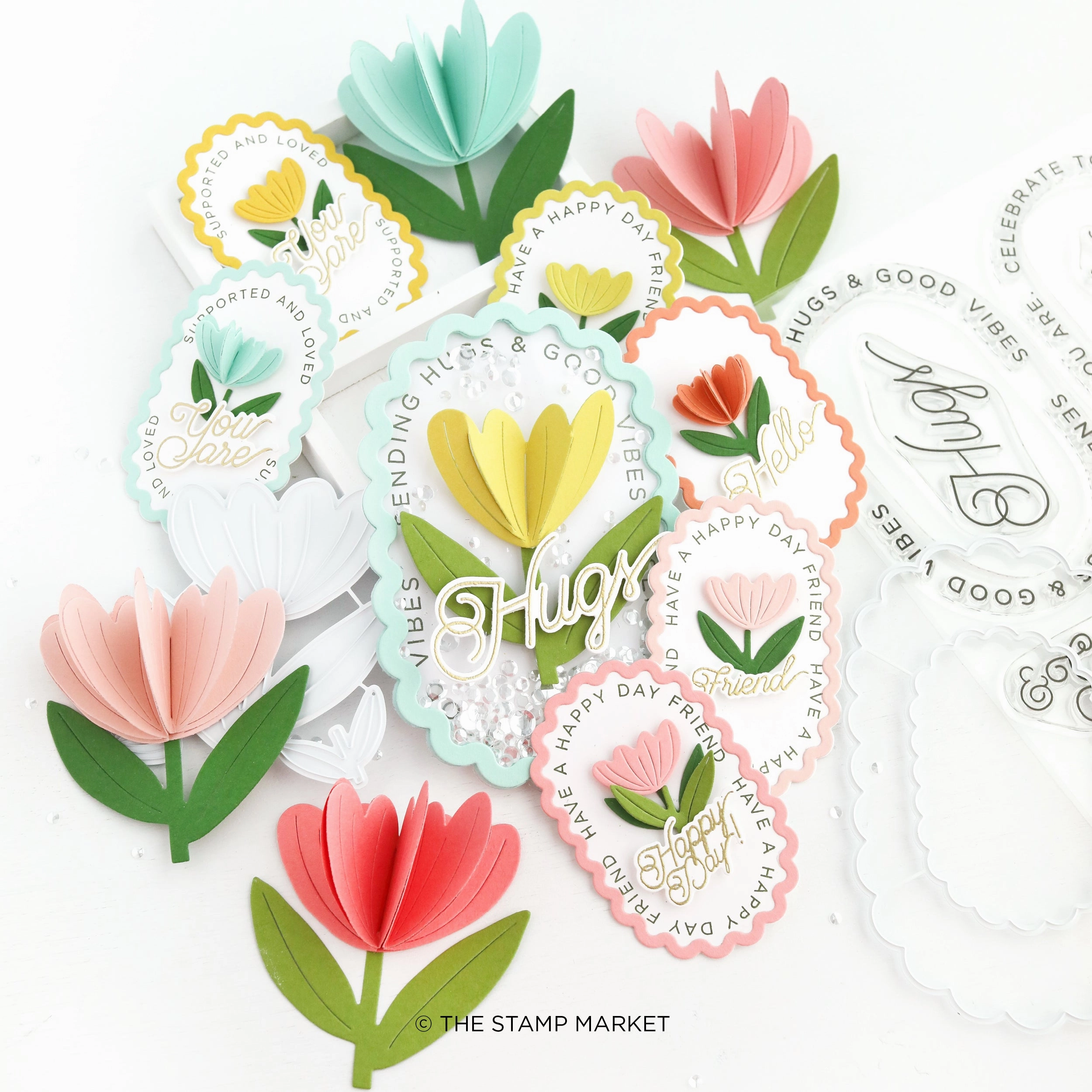 organic bundle Sending Good Vibes Stamp Set