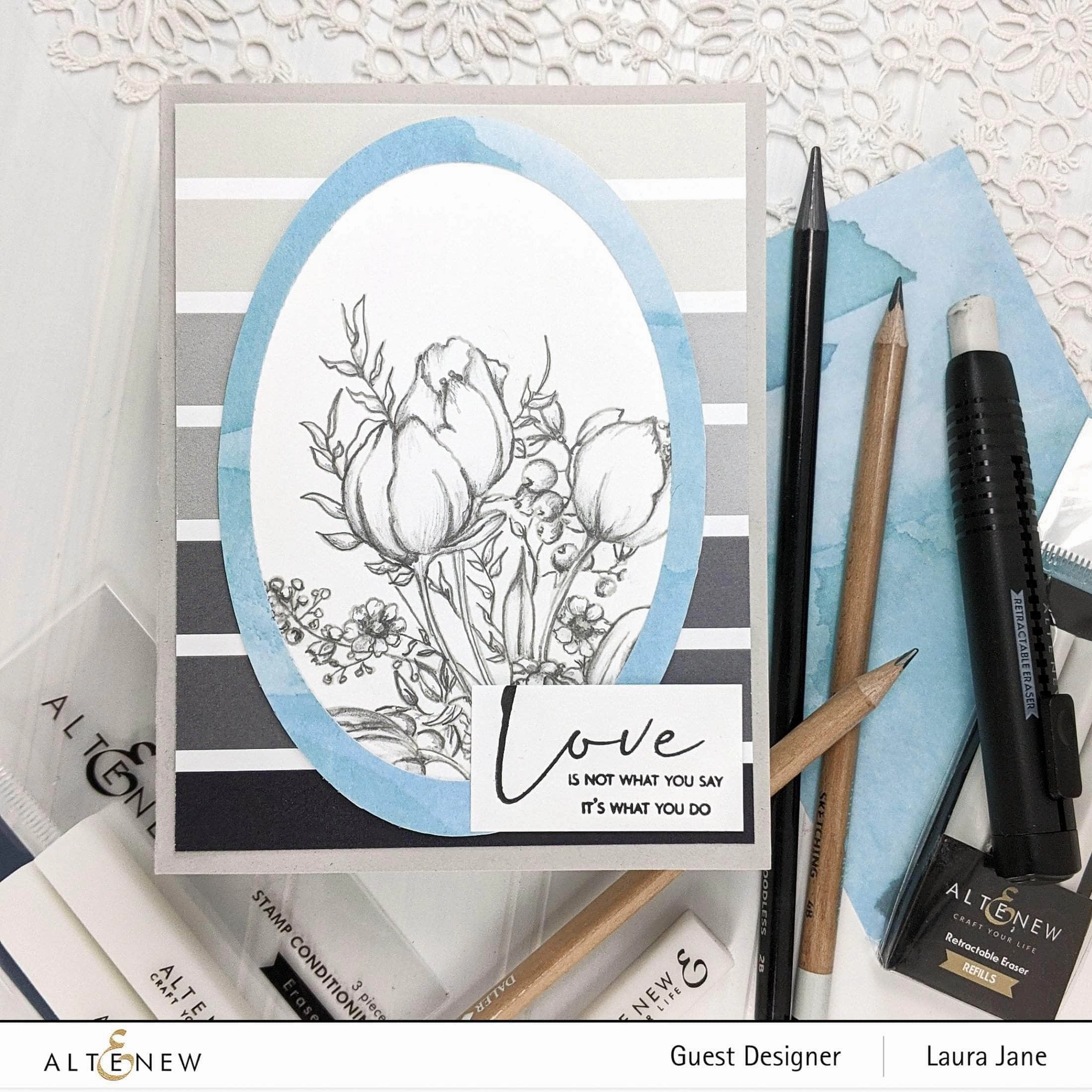 locking vegan Stamp Conditioning Eraser Set