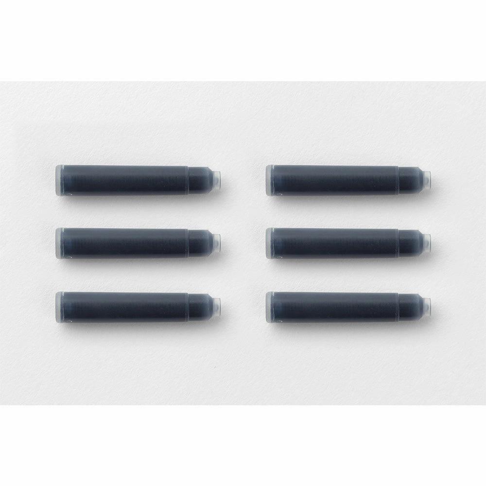 neutral original Traveler'S Company Fountain / Rollerball Pen Ink Cartridges (Blue Black)