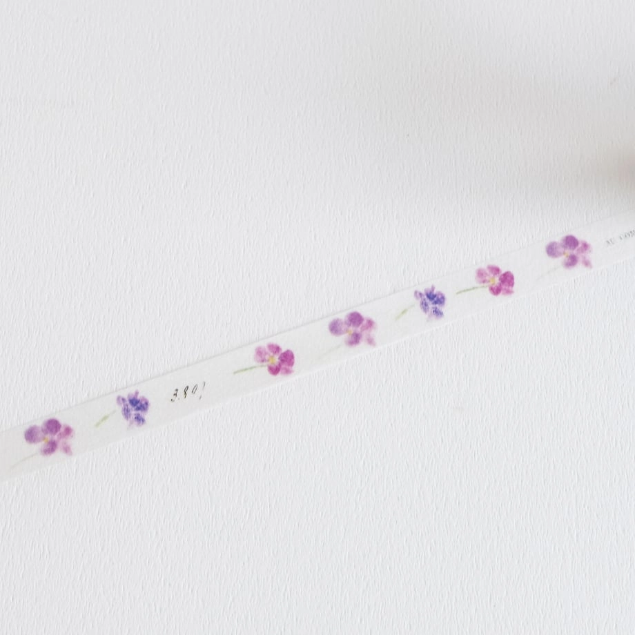 synthetic top Yohaku Slim Washi Tape - Viola