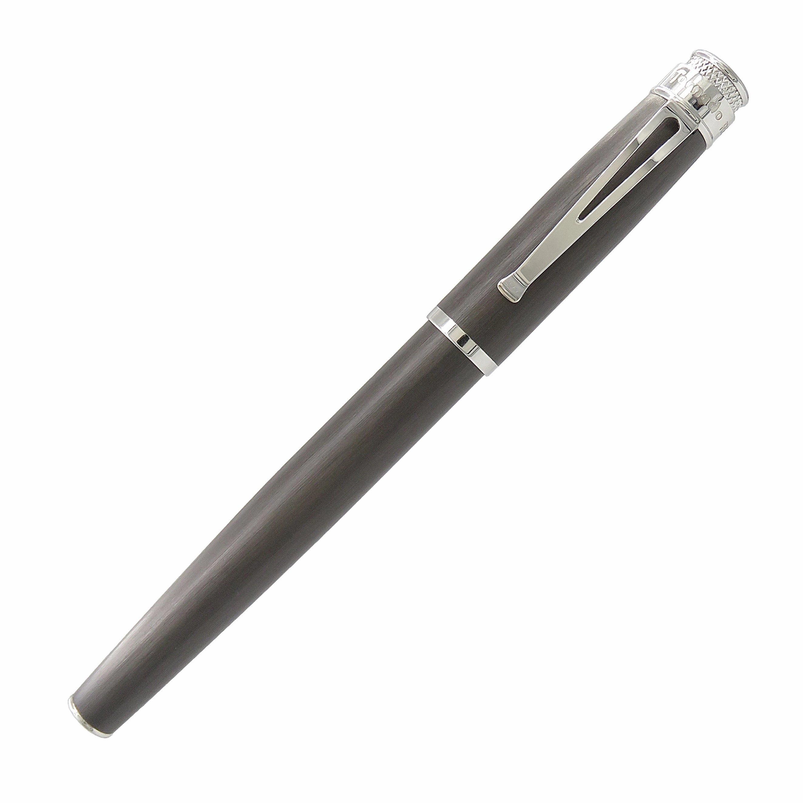premium retro Retro 1951 Tornado Black Nickel Platinum Fountain Pen