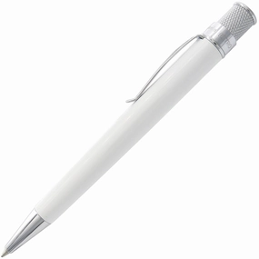 quality Retro 1951 Tornado Classic Glow In The Dark White Rollerball Pen