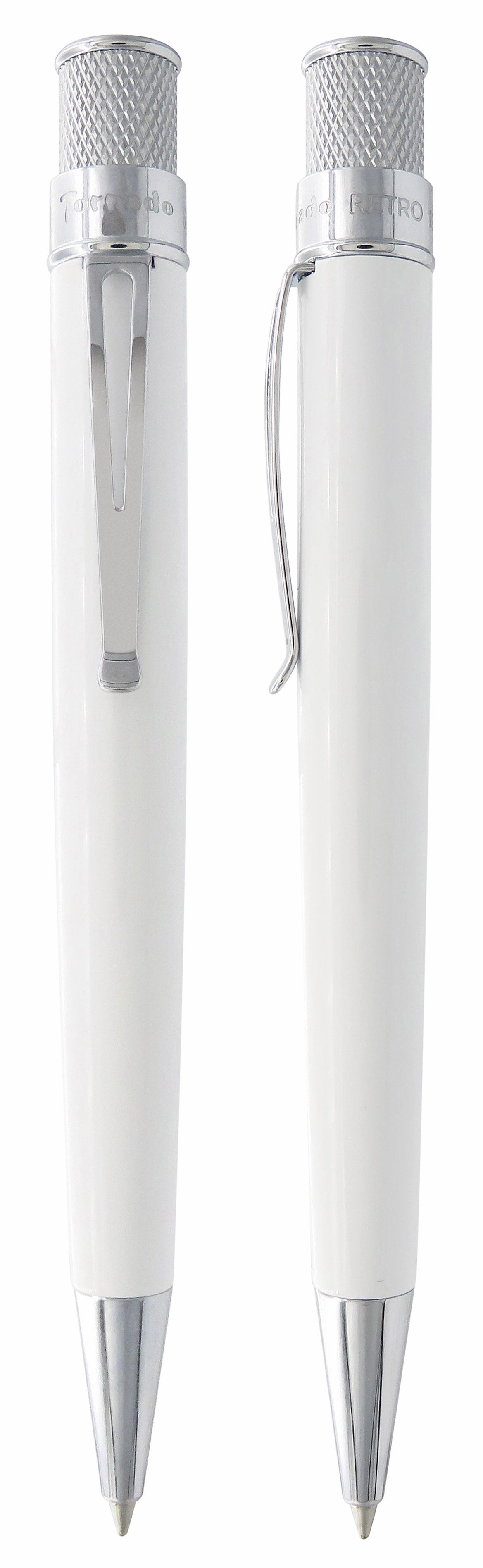 Retro 1951 Tornado Classic Glow In The Dark White Rollerball Pen trendy