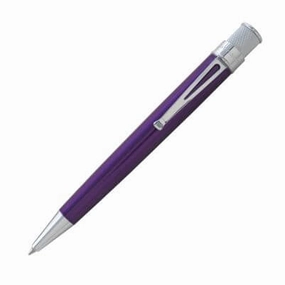bright Retro 1951 Tornado Classic Purple Rollerball Pen
