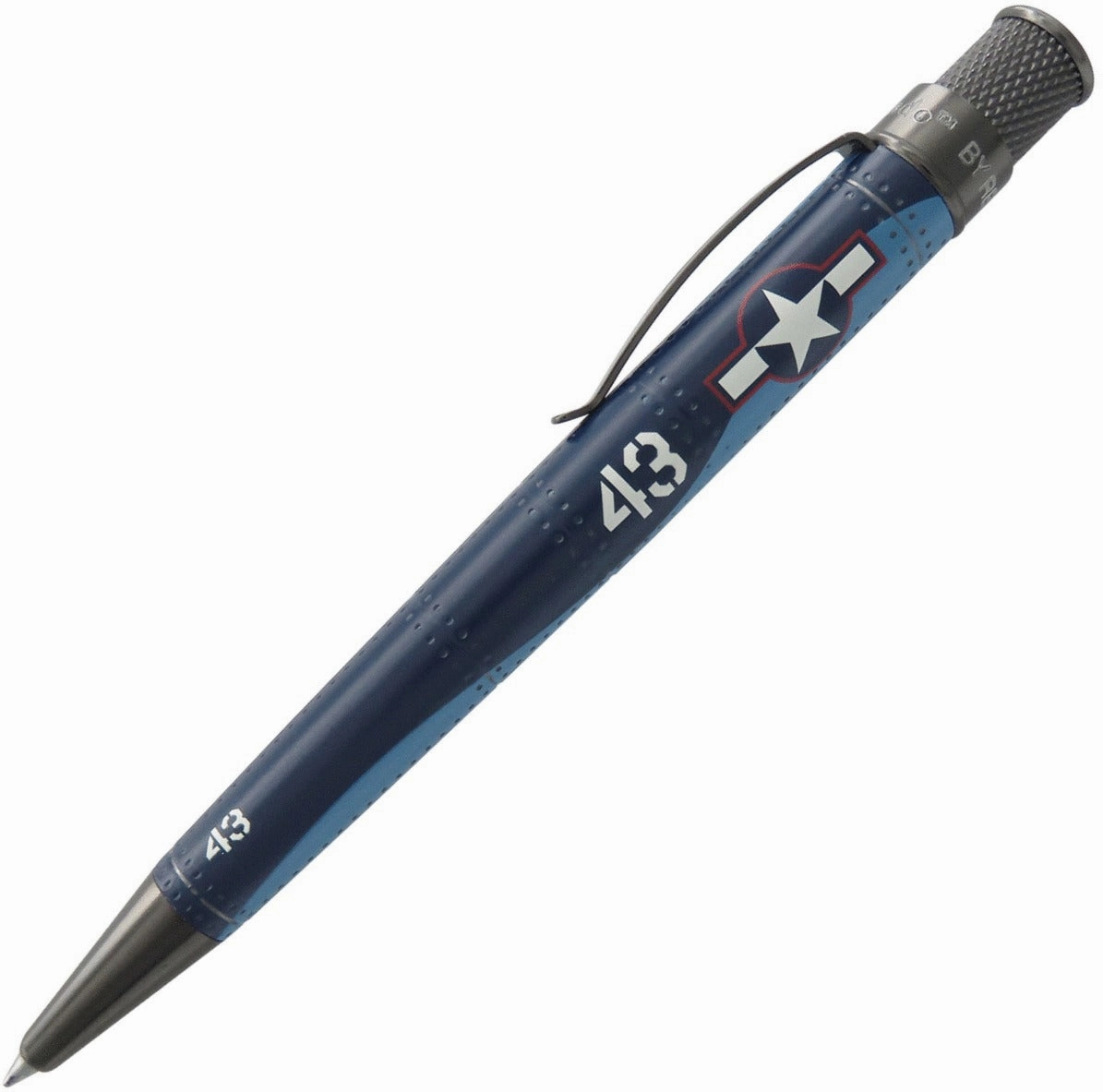 Retro 1951 Tornado Metalsmith Corsair Rollerball Pen slim