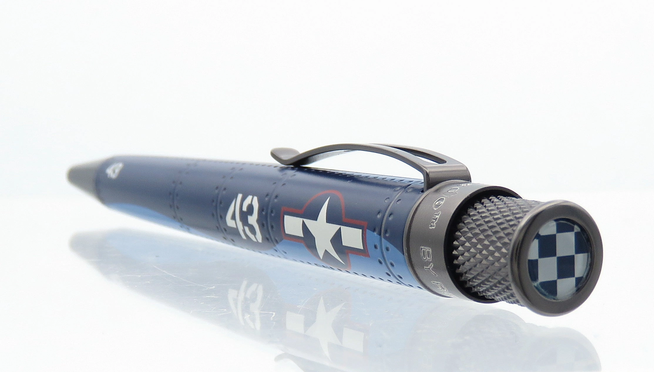 slim Retro 1951 Tornado Metalsmith Corsair Rollerball Pen
