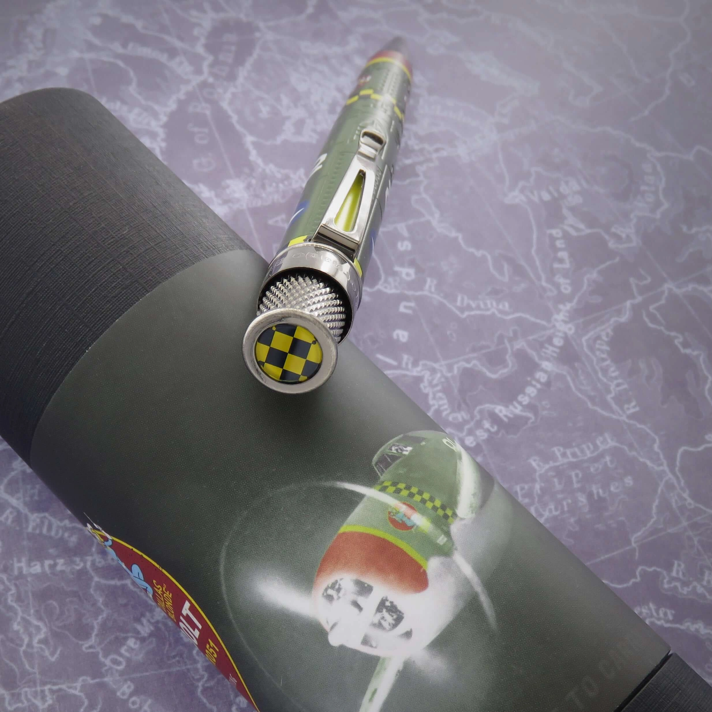 Retro 1951 Tornado Metalsmith P-47 Thunderbolt Rollerball Pen professional new