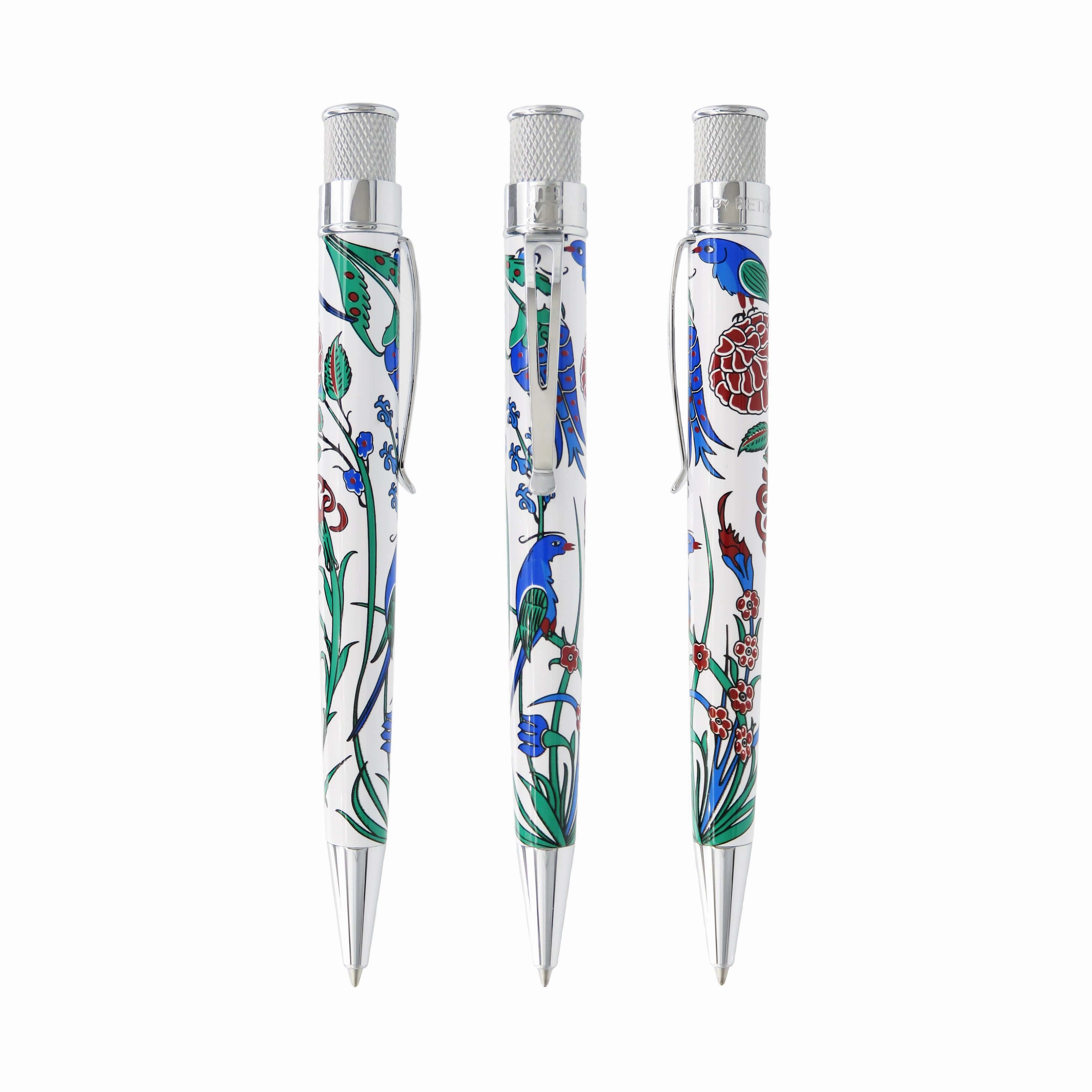 Retro 1951 Tornado Rb & Pencil Iznik Garden retractable ergonomic