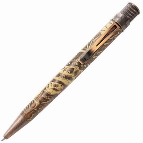 springloaded metal Retro 1951 Tornado Smithsonian Dino Fossil Rollerball Pen