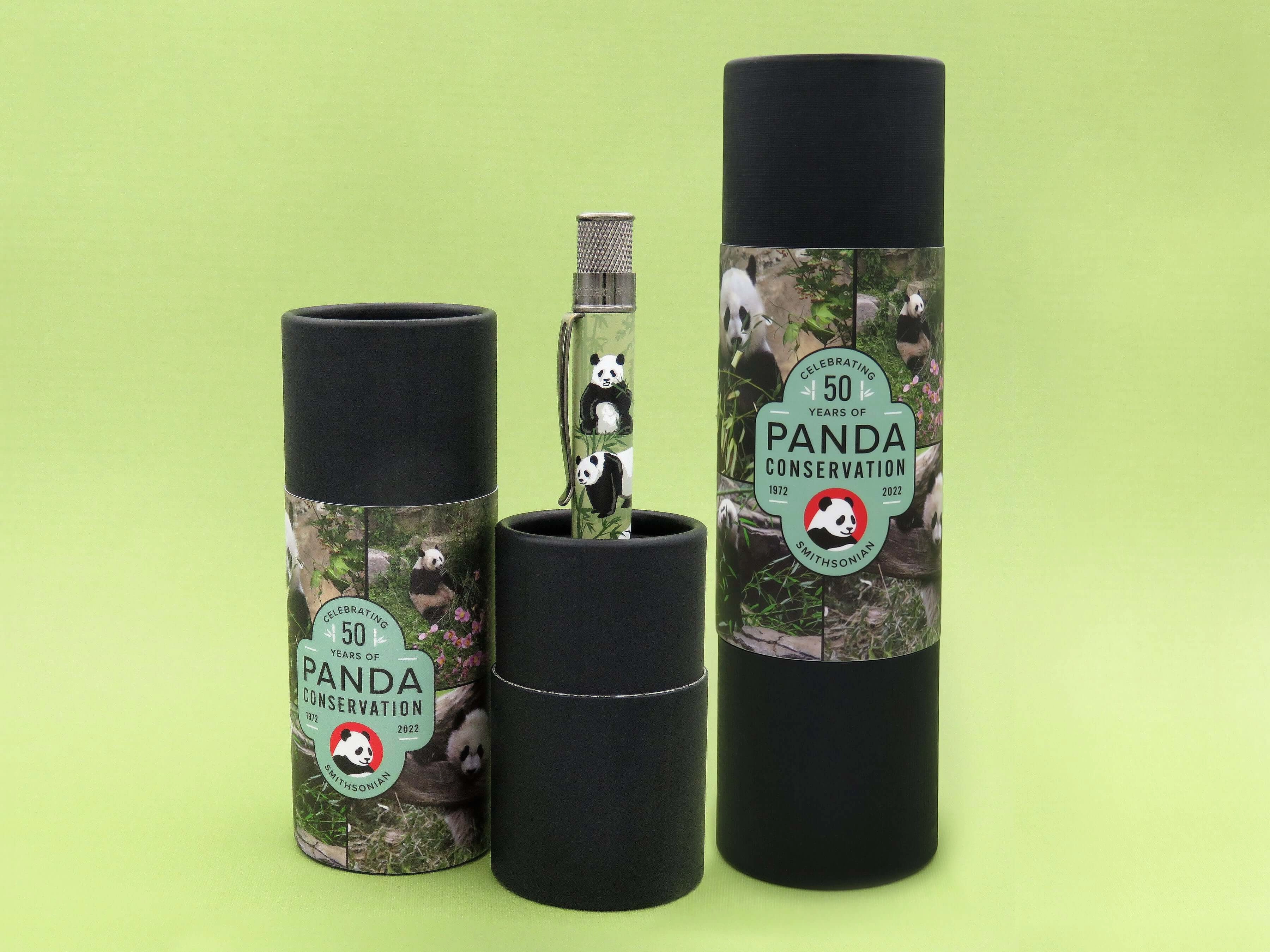 glossy new Retro 1951 Tornado Smithsonian National Zoo Panda Rollerball Pen