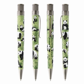 steel Retro 1951 Tornado Smithsonian National Zoo Panda Rollerball Pen