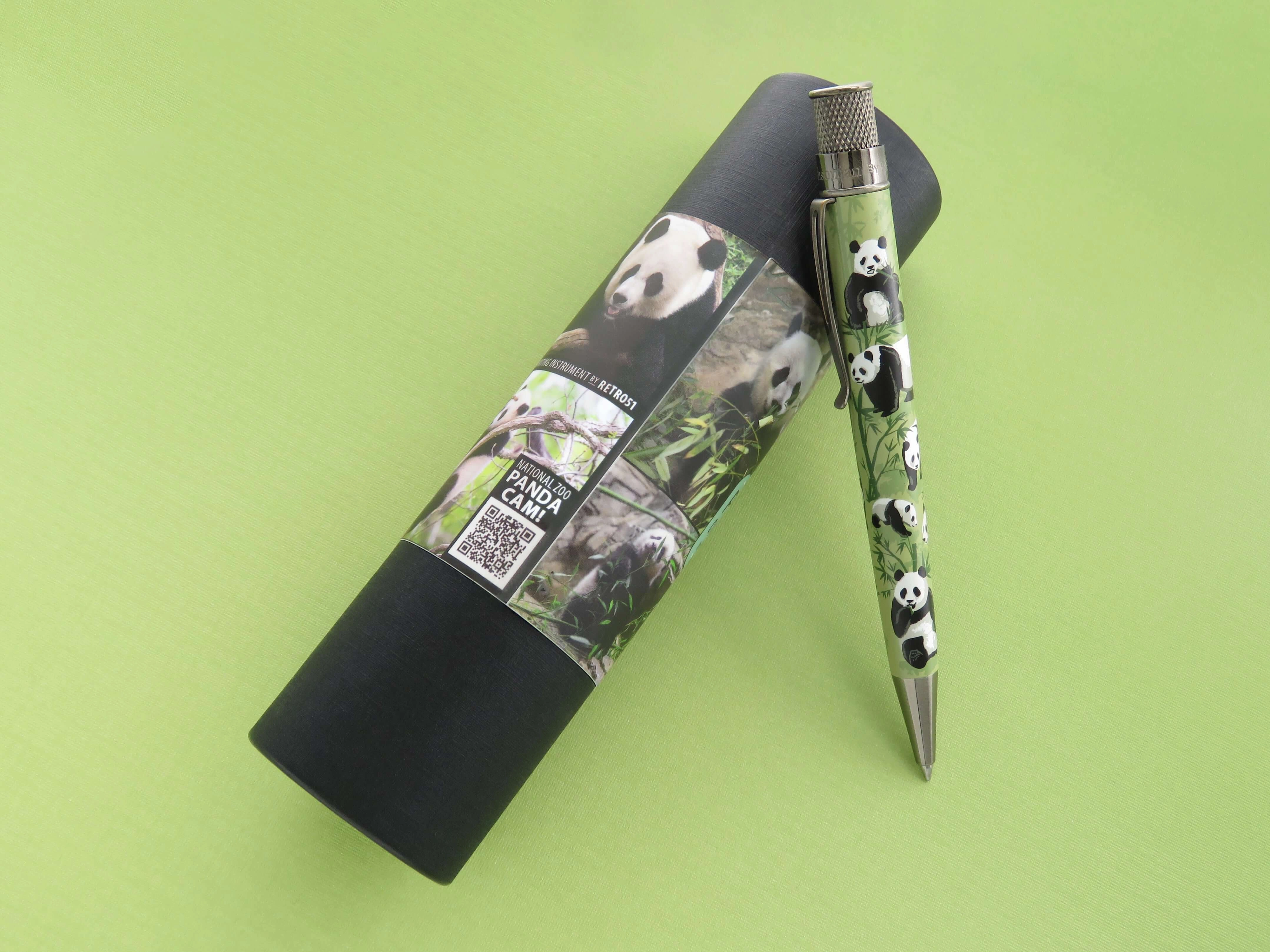 Retro 1951 Tornado Smithsonian National Zoo Panda Rollerball Pen resilient