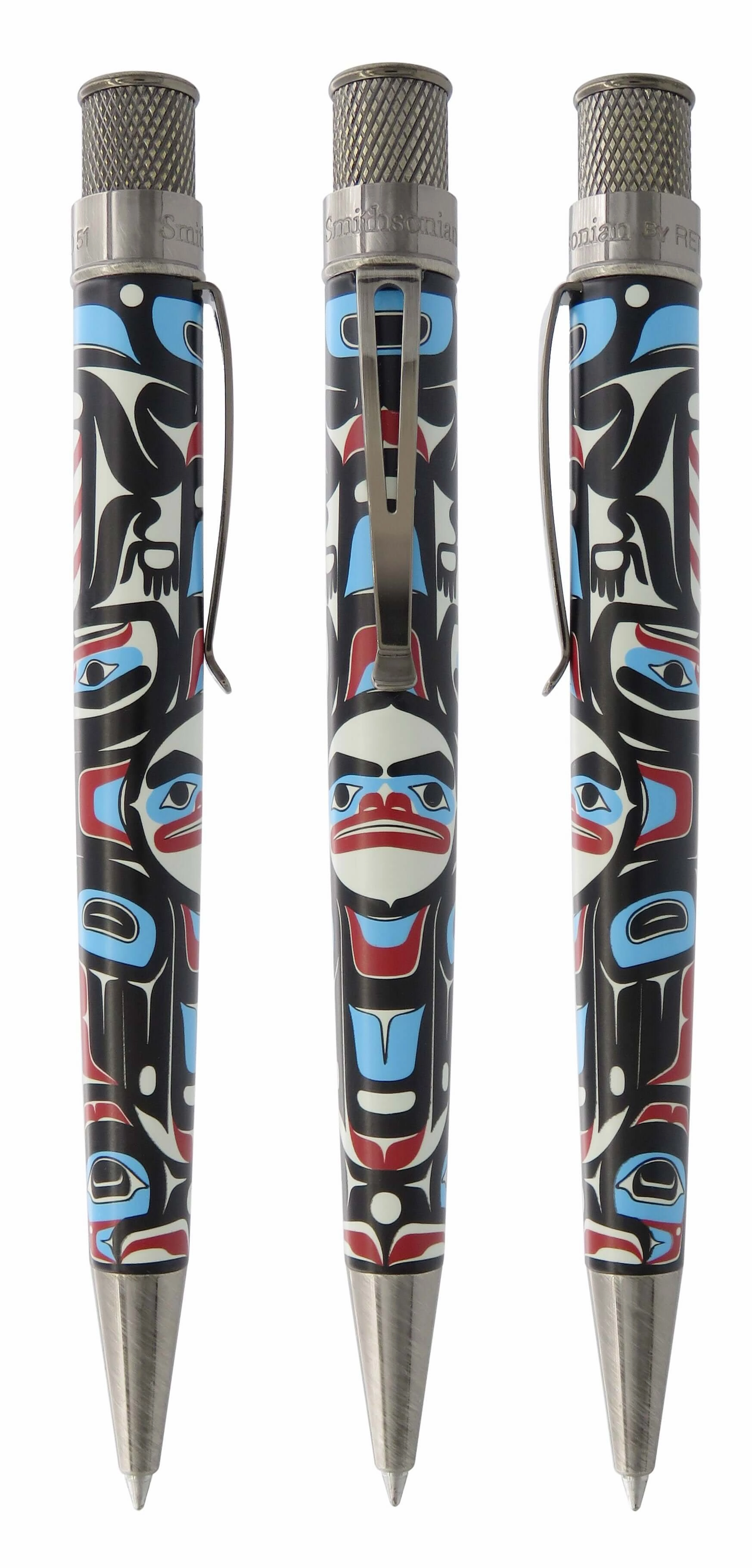 Retro 1951 Tornado Smithsonian Raven Steals The Sun Rollerball Pen premium