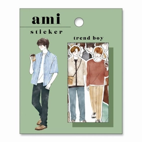 wholesale latest Ami Flake Sticker - Trend Boy