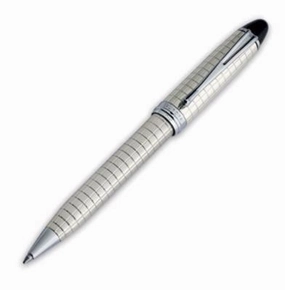 resin valuable Aurora Ipsilon Quadra Sterling Silver Ballpoint Pen
