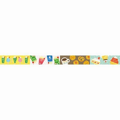 Retro Cafe Washi Tape robust nonslip