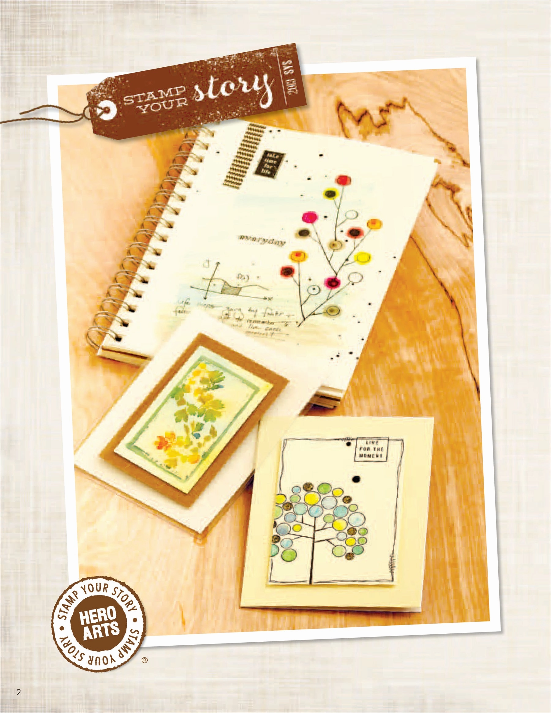 Color The Branch Rubber Stamp nonslip