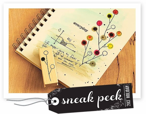 Color The Branch Rubber Stamp bestselling