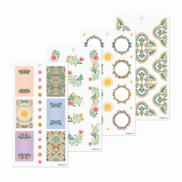 Happy Planner Classic Sticker Value Pack - Golden Meadow By Caroline Alfreds tall
