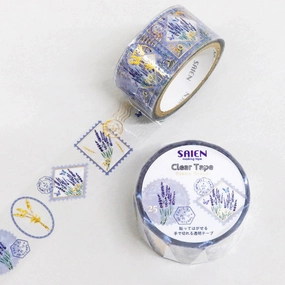 locking alloy Lavender Stamp Story Clear Tape