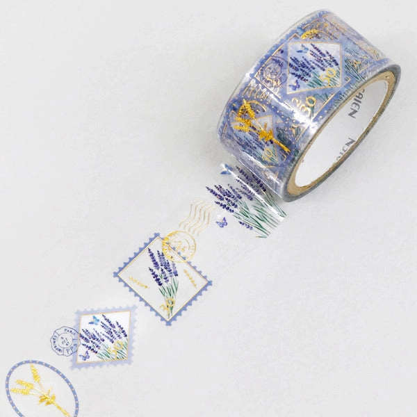 Lavender Stamp Story Clear Tape bright single