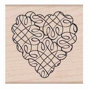 Loopy Heart Stamp refined