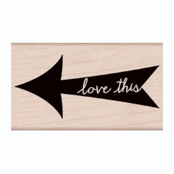 manual Love This Arrow Stamp