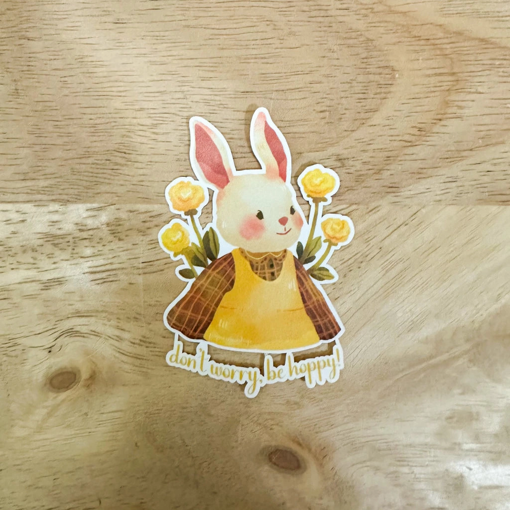classic musthave Paperaicashop Spring Bunny Vinyl Sticker