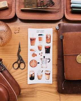 short antislip Sarica Studio Coffee Stickers