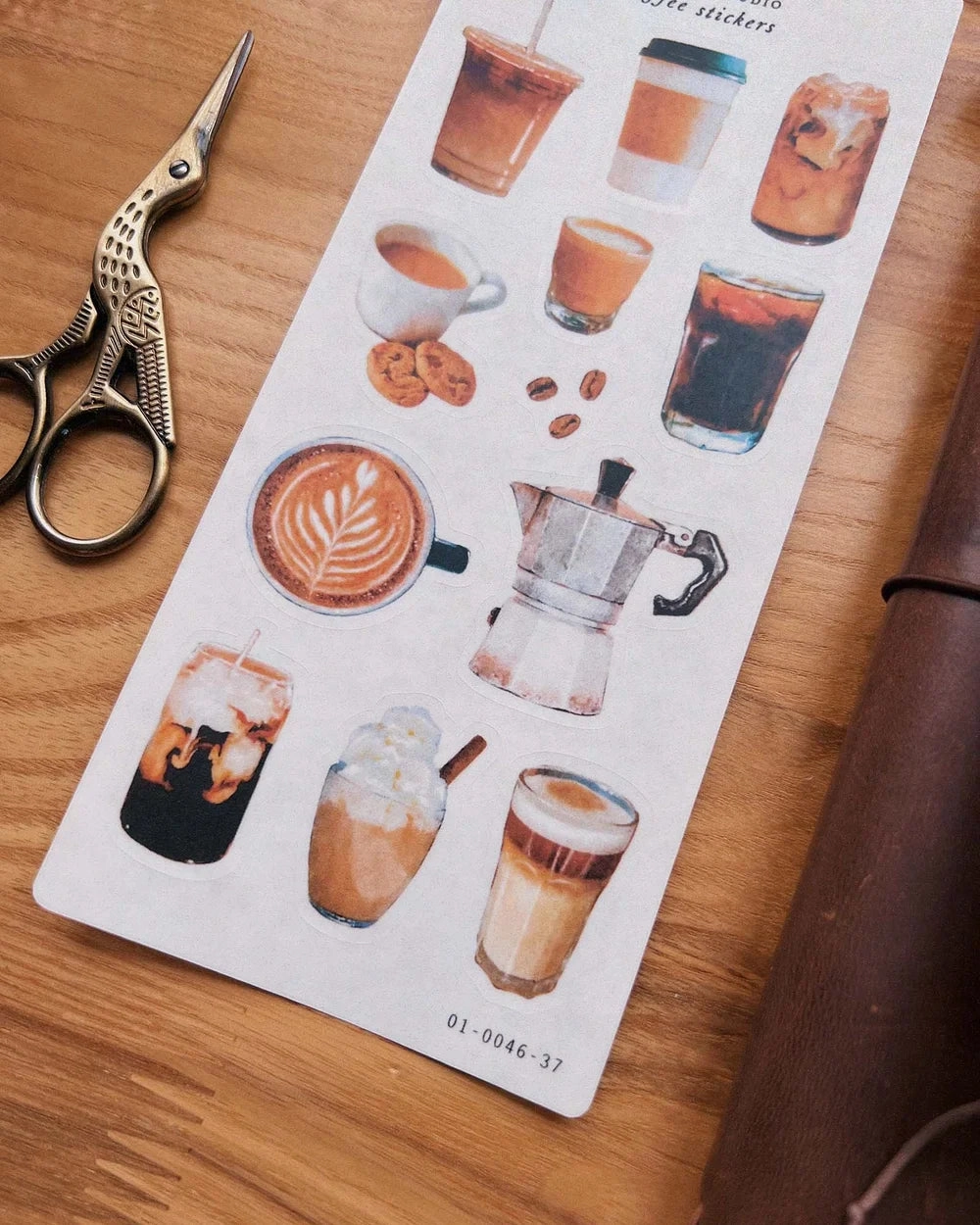 Sarica Studio Coffee Stickers synthetic
