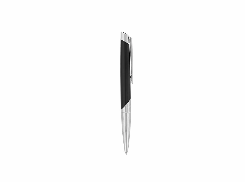 manual St Dupont Defi Millenium Shiny Black & Silver Ballpoint Pen