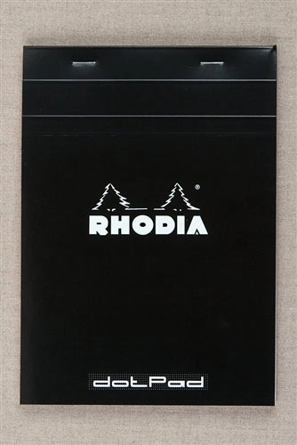 Rhodia Dot Pad, Black, 5.75 X 8.25 Inches multipurpose