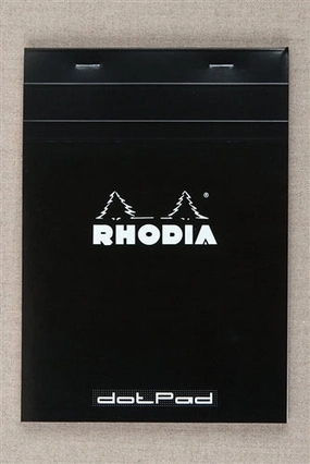 Rhodia Dot Pad, Black, 5.75 X 8.25 Inches superior mini