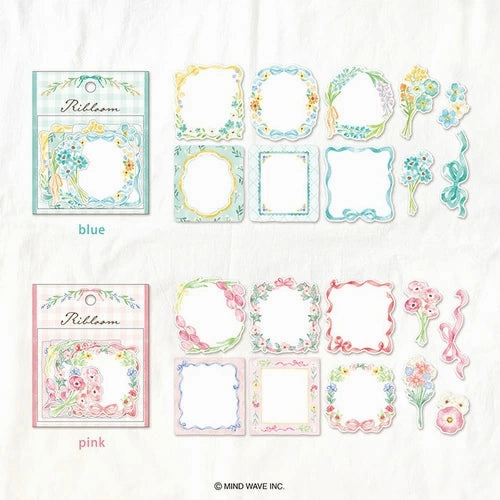 Ribloom Flake Sticker - Blue collapsible