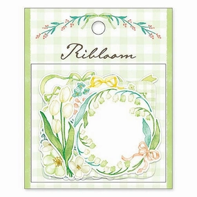 Ribloom Flake Sticker - Green versatile