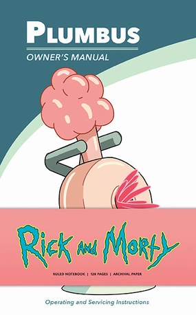 Rick And Morty: Ruled Notebook lightweight neutral