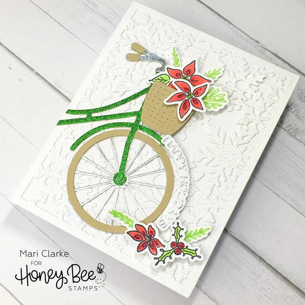 mini vivid Riding By Holiday Style - 6X8 Stamp Set - Retiring