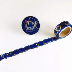 Ring Washi Tape Space Craft flat