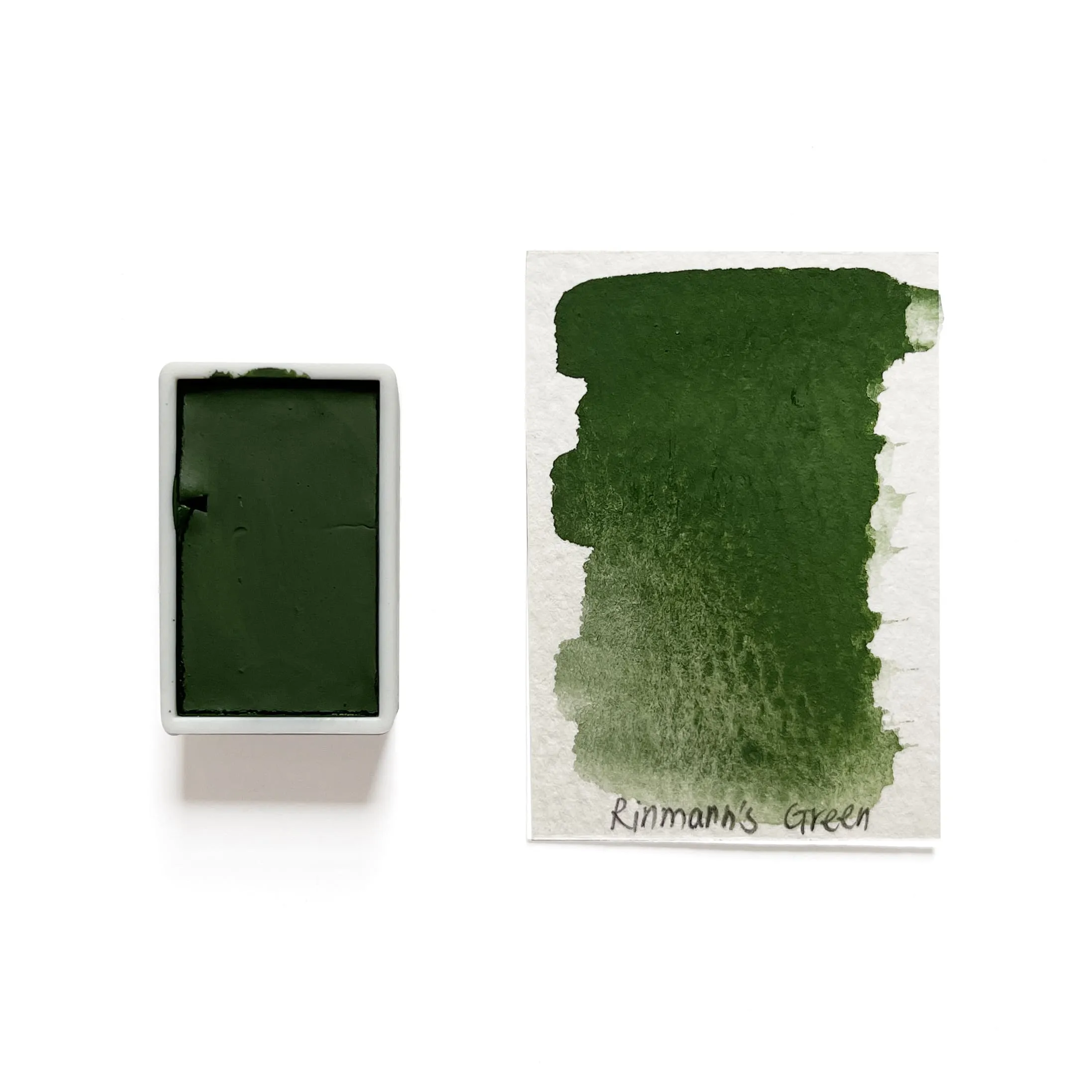 maxi Rinmann'S Green - Artist Grade Handmade Honey Based Watercolor Paint Full Pan 3.2Ml