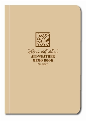 Rite In The Rain Field-Flex Pocket Memo Book- Desert Tan- 3 1/2X5 quality
