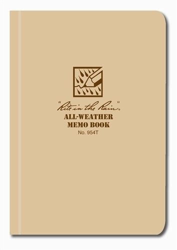 Rite In The Rain Field-Flex Pocket Memo Book- Desert Tan- 3 1/2X5 quality