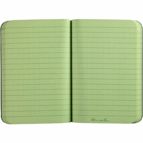 paper Rite In The Rain Field-Flex Pocket Memo Book- Green- 3 1/2X5