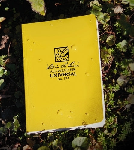bamboo wooden Rite In The Rain Field-Flex Universal Field Book- Yellow- 4 5/8X 7 1/4"